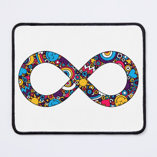 Item preview, Infinity Neurodiverse Doodle Polyamory Pride Flag designed and sold by JoyfulJen.