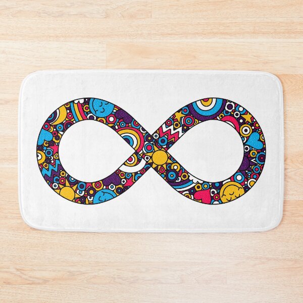 Item preview, Infinity Neurodiverse Doodle Polyamory Pride Flag designed and sold by JoyfulJen.