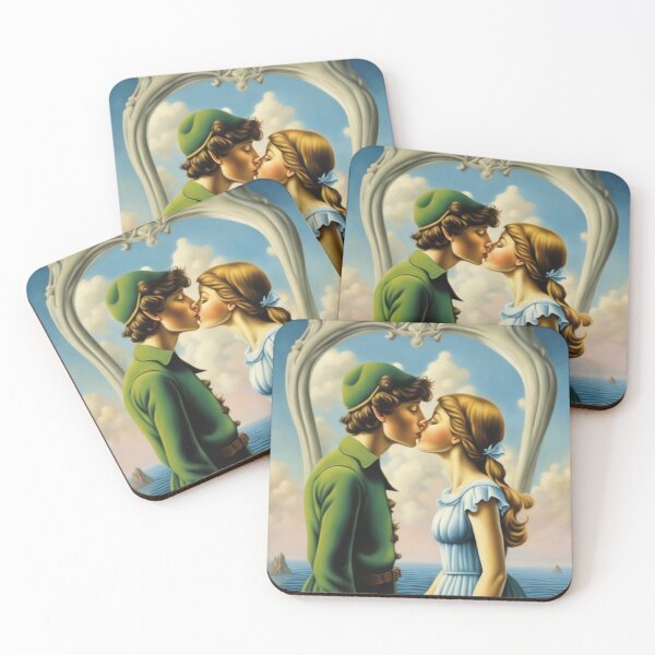 Item preview, Peter Pan Kissing Wendy Darling #1 designed and sold by Annabelly321.