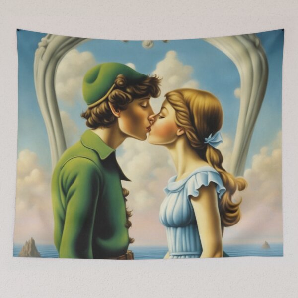 Item preview, Peter Pan Kissing Wendy Darling #1 designed and sold by Annabelly321.