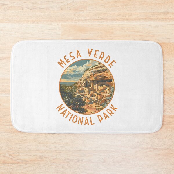 Item preview, Mesa Verde National Park Retro Distressed Circle designed and sold by KrisSidDesigns.