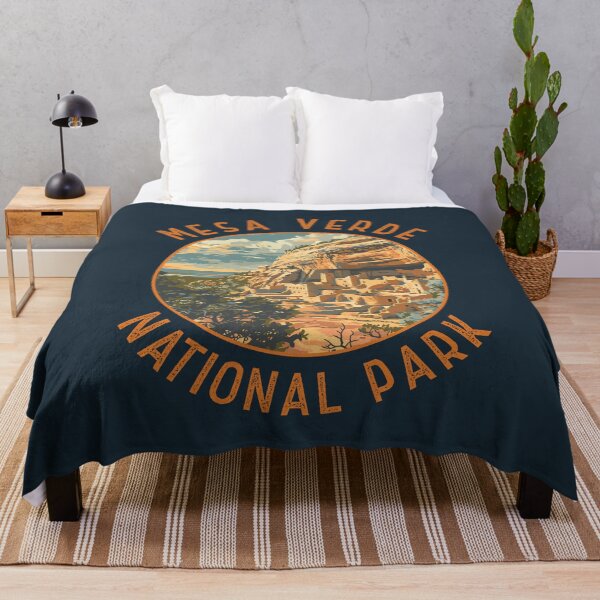 Item preview, Mesa Verde National Park Retro Distressed Circle designed and sold by KrisSidDesigns.