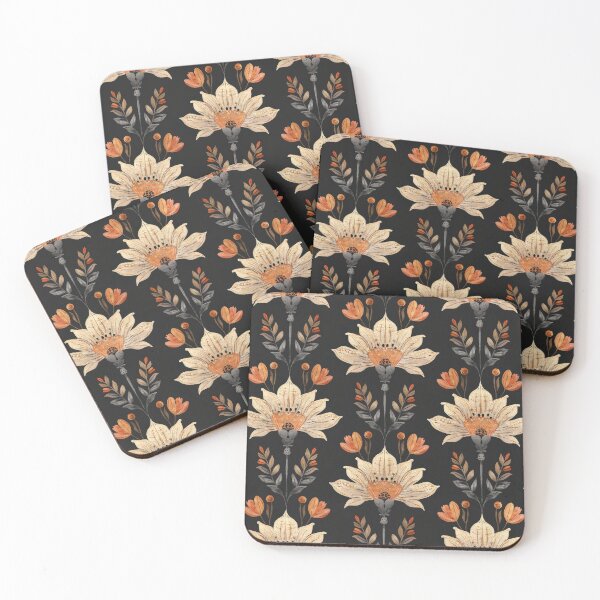 Item preview, Watercolor Floral Pattern With Orange Flowers designed and sold by brandway.