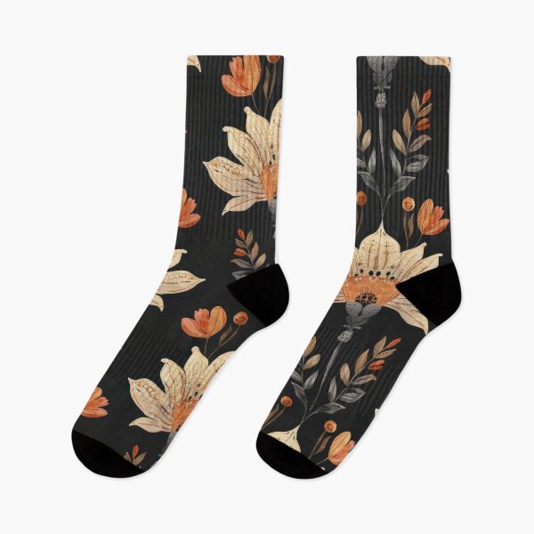 Item preview, Watercolor Floral Pattern With Orange Flowers designed and sold by brandway.