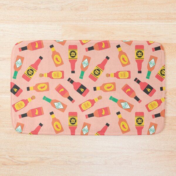 Item preview, Hot Sauce Bottles - Pink designed and sold by littlearrow.