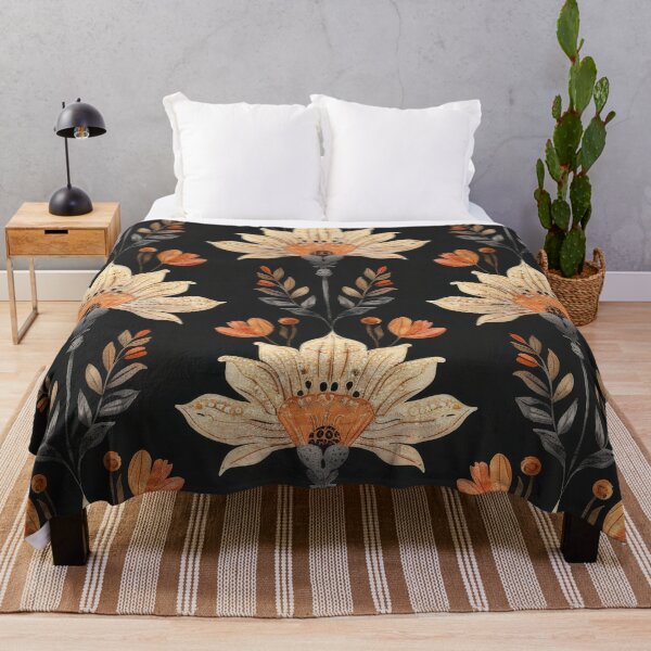 Item preview, Watercolor Floral Pattern With Orange Flowers designed and sold by brandway.