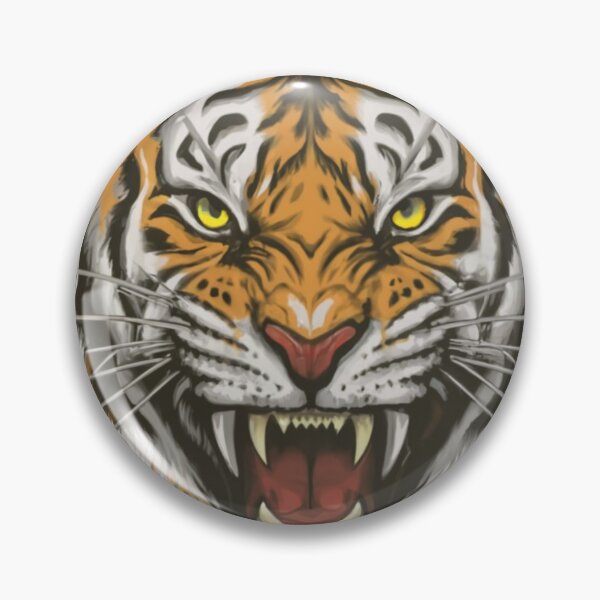 Item preview, Powerful, Tiger, Face, Design, stickers, Tshirt designed and sold by Tycoonn.
