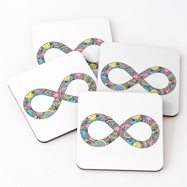 Item preview, Infinity Neurodiverse Doodle Polygender Pride Flag designed and sold by JoyfulJen.