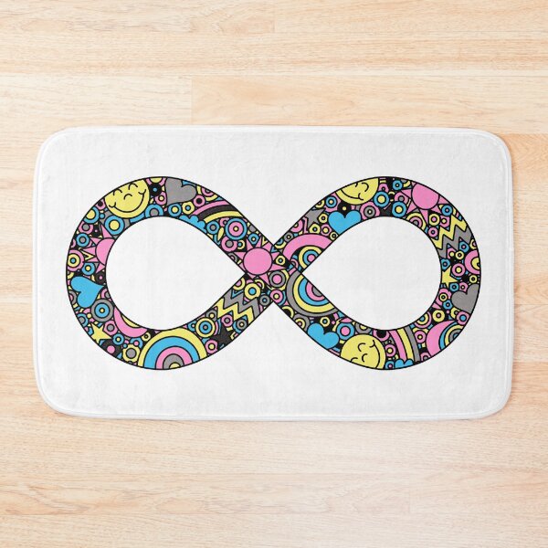Item preview, Infinity Neurodiverse Doodle Polygender Pride Flag designed and sold by JoyfulJen.