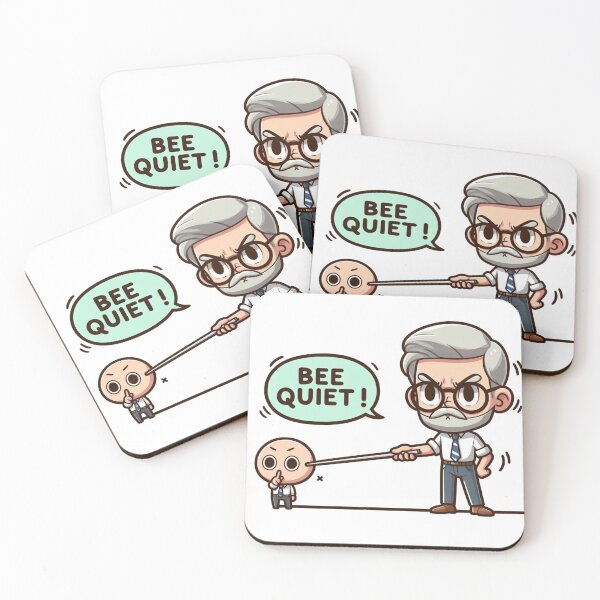 Item preview, Be Quiet - Teacher's Essential Silence Design designed and sold by Canaba.