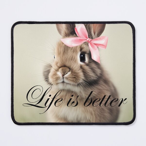 Item preview, Life is better with a bunny. designed and sold by Zientala.