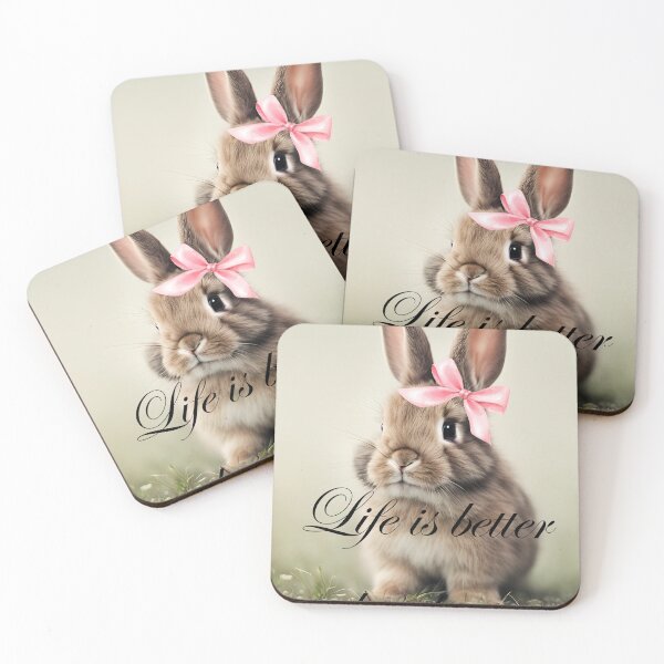 Item preview, Life is better with a bunny. designed and sold by Zientala.