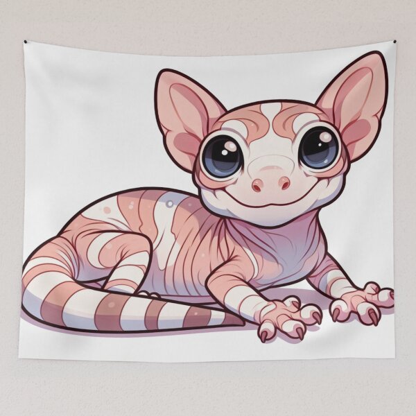 Item preview, Majestic Gecko Sphinx - Elegance in Reptilian Form designed and sold by Canaba.
