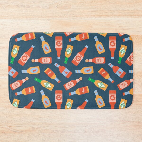 Item preview, Hot Sauce Bottles - Blue designed and sold by littlearrow.