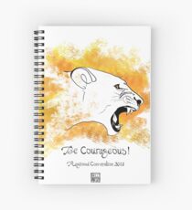 Be Courageous 3 - The Lioness Spiral Notebook