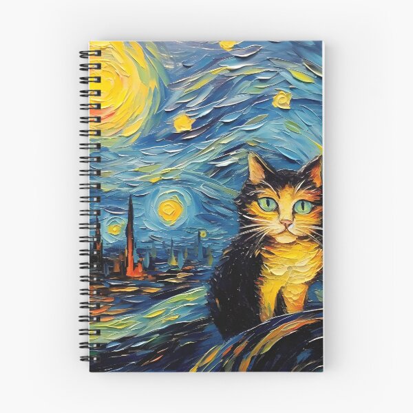 Item preview, Starry Night Cat designed and sold by ImageTcraft.