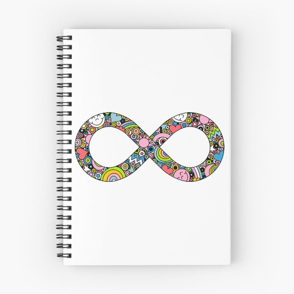 Item preview, Infinity Neurodiverse Doodle Queer Pride Flag designed and sold by JoyfulJen.