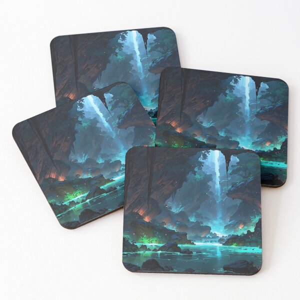 Item preview, Enchanted Wilderness Serene Twilight Falls Over Hidden Grove designed and sold by ArtComixHaven.