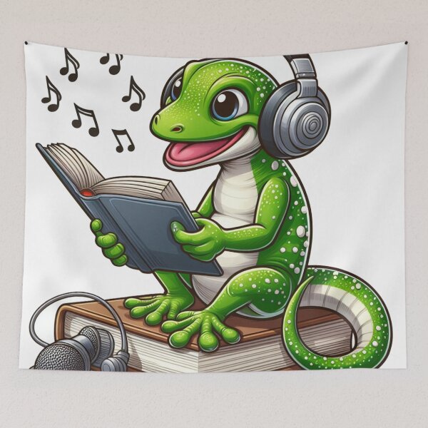 Item preview, Literary Gecko: Embrace the Wisdom of Words designed and sold by Canaba.