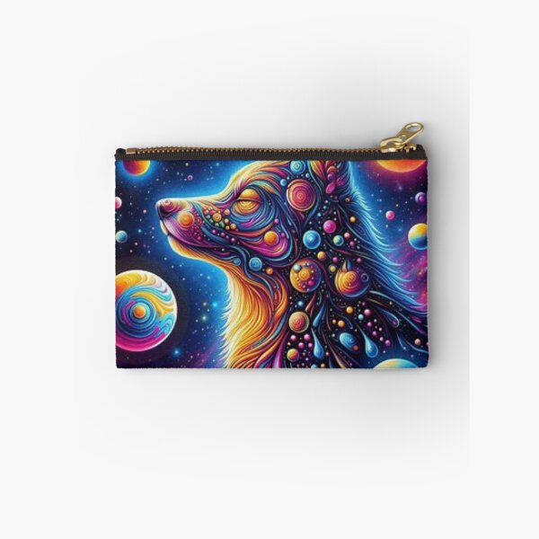 Aperçu de l'œuvre Celestial Canine : La collection Cosmic Wolf créée et vendue par ThingStore.