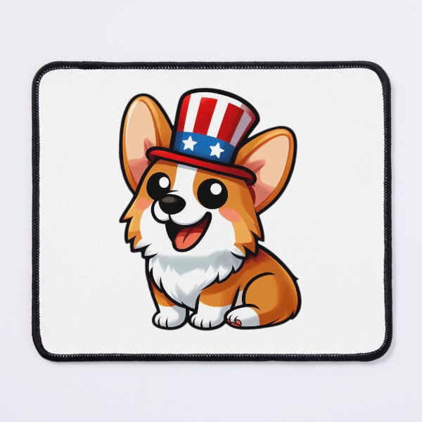 Item preview, Patriotic Corgi Celebrating 4th of July designed and sold by EpicPaws.
