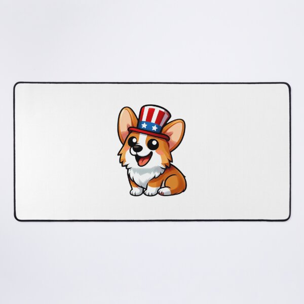 Item preview, Patriotic Corgi Celebrating 4th of July designed and sold by EpicPaws.