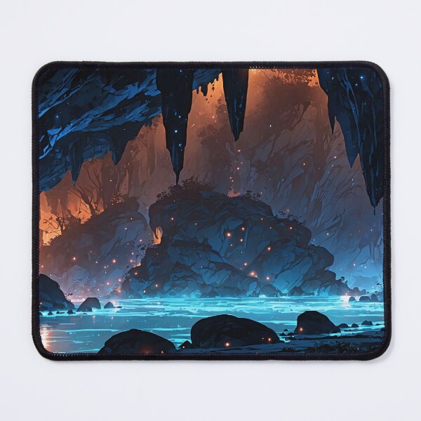 Item preview, Mystic Caverns Ethereal Glow from an Enchanted Night designed and sold by ArtComixHaven.