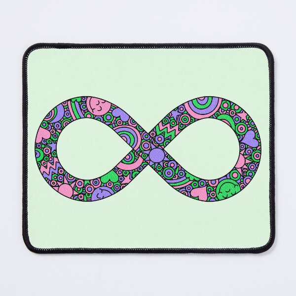 Item preview, Infinity Neurodiverse Doodle Trigender Pride Flag designed and sold by JoyfulJen.