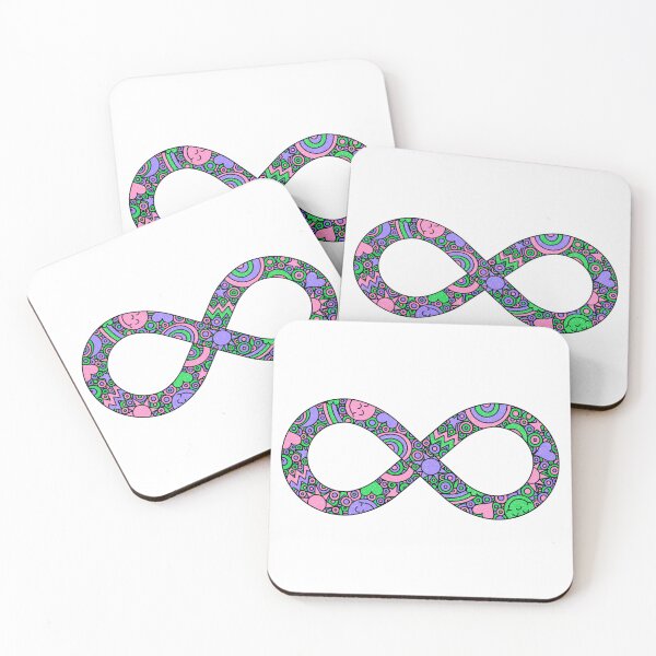Item preview, Infinity Neurodiverse Doodle Trigender Pride Flag designed and sold by JoyfulJen.