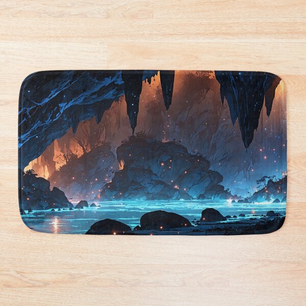Item preview, Mystic Caverns Ethereal Glow from an Enchanted Night designed and sold by ArtComixHaven.