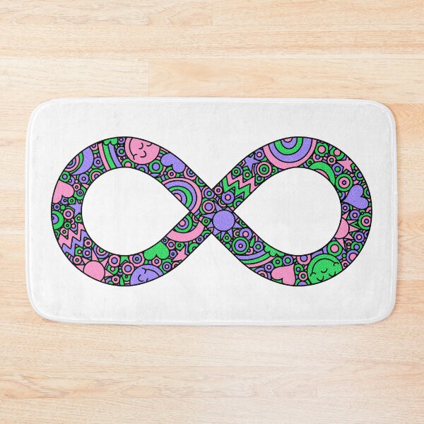 Item preview, Infinity Neurodiverse Doodle Trigender Pride Flag designed and sold by JoyfulJen.