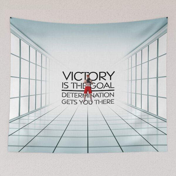 Item preview, Boxing Victory Slogan designed and sold by teepossible.