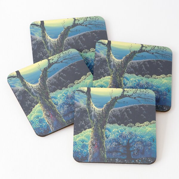 Item preview, Eyvind Earle - Orchard in Bloom designed and sold by qlAinwoRTy.