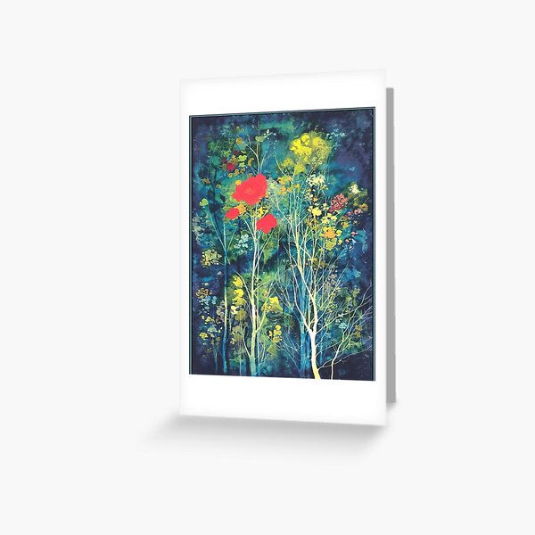 Item preview, Eyvind Earle - Poppies and Flowers designed and sold by qlAinwoRTy.
