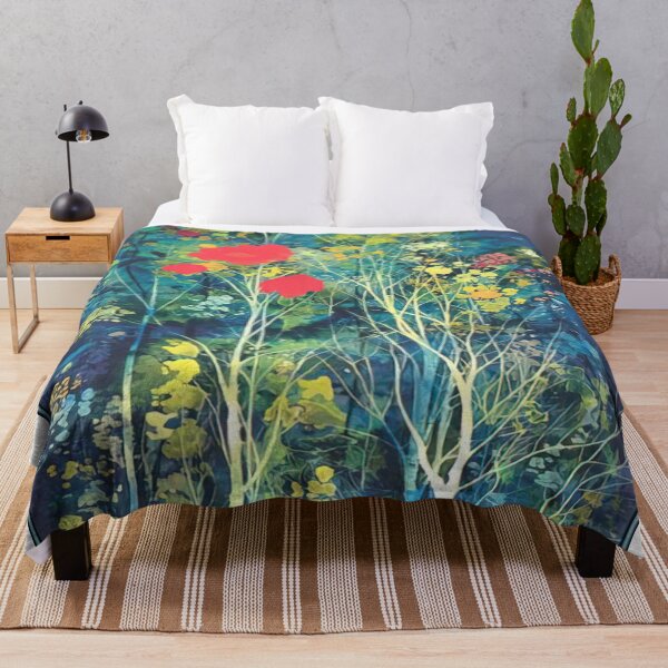 Item preview, Eyvind Earle - Poppies and Flowers designed and sold by qlAinwoRTy.