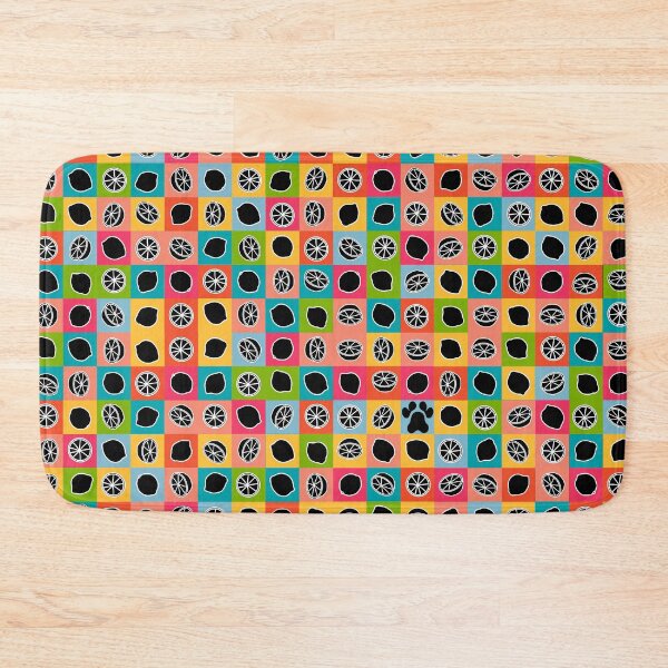 Item preview, Cover your World with monochrome Lemons designed and sold by MinnietheCat.