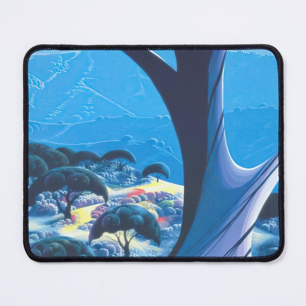 Item preview, Eyvind Earle - Purple Treeand Mountains designed and sold by qlAinwoRTy.