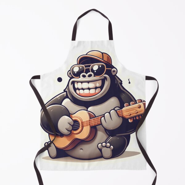 Item preview, Gorilla Guitarist designed and sold by DDDesigns24.