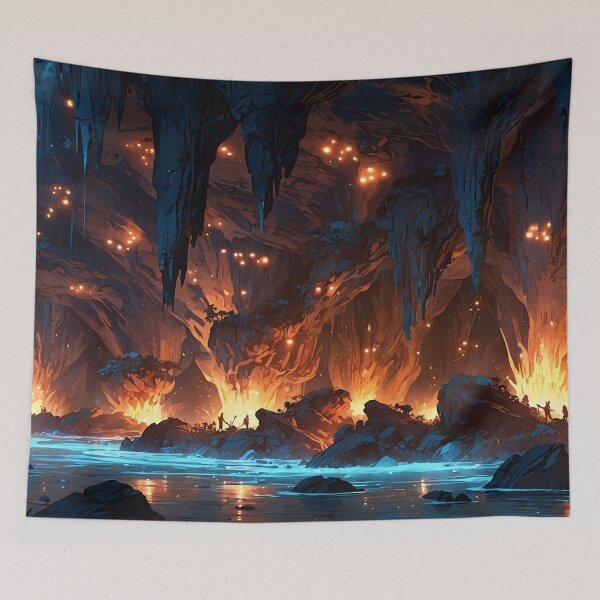 Item preview, Enchanted Luminescence in the Heart of Wilderness designed and sold by ArtComixHaven.