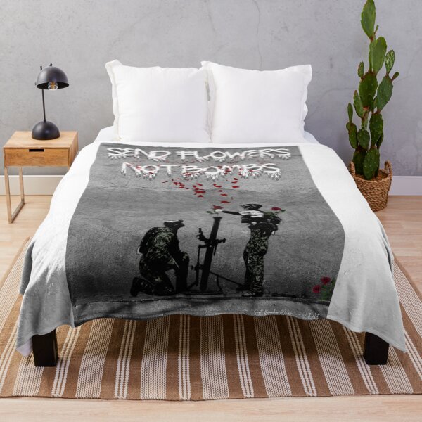Item preview, Flower Bomb Soldiers spreading the love. designed and sold by Another Pic In The Wall By Scott Bradley Musgrave.