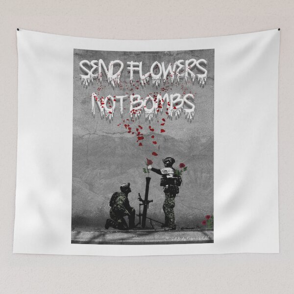 Item preview, Flower Bomb Soldiers spreading the love. designed and sold by Another Pic In The Wall By Scott Bradley Musgrave.