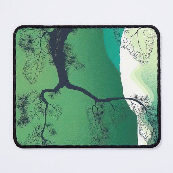 Item preview, Eyvind Earle - Sea Cliffs and Pine Branch designed and sold by qlAinwoRTy.