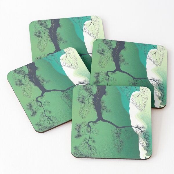 Item preview, Eyvind Earle - Sea Cliffs and Pine Branch designed and sold by qlAinwoRTy.