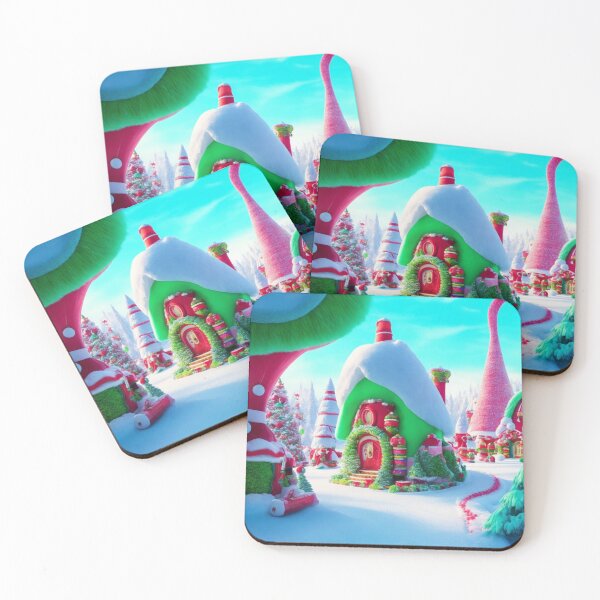 Item preview, Whoville Inspired Christmas Cottage designed and sold by PinkGoddessLove.