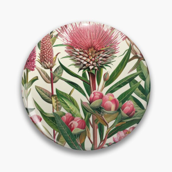 Item preview, Colorful Australian Floral Illustration designed and sold by brandway.