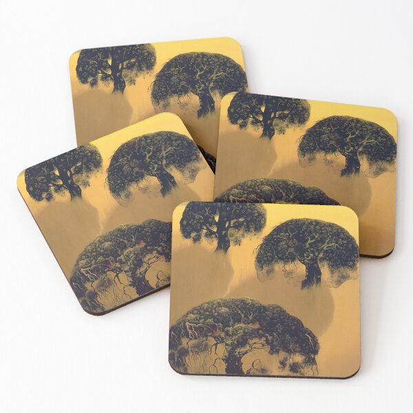 Item preview, Eyvind Earle - Three Oaks designed and sold by qlAinwoRTy.