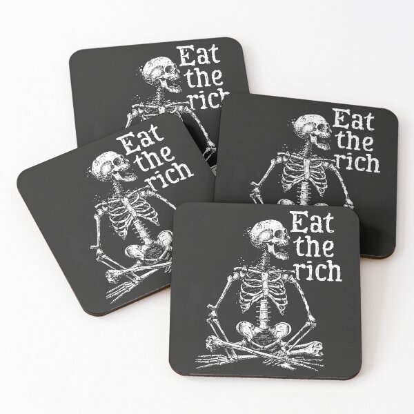 Item preview, Eat the rich Skeleton  designed and sold by Brendon987.
