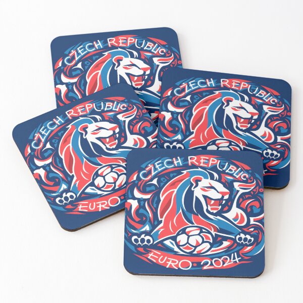 Item preview, Czech Republic at The Football / Soccer European Championships 2024 designed and sold by Midnight Veil Designs.