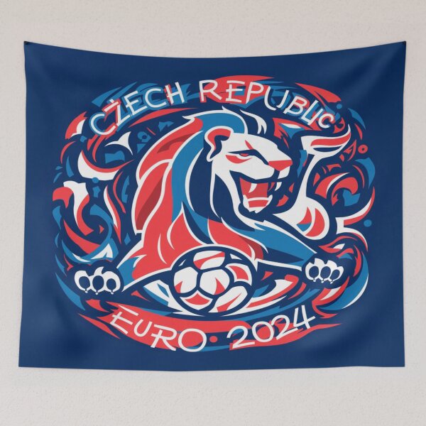Item preview, Czech Republic at The Football / Soccer European Championships 2024 designed and sold by Midnight Veil Designs.