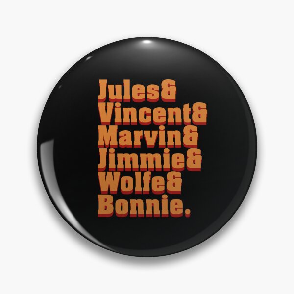 Item preview, Pulp Fiction Movie Scene Characters Name List designed and sold by jessephotoart.